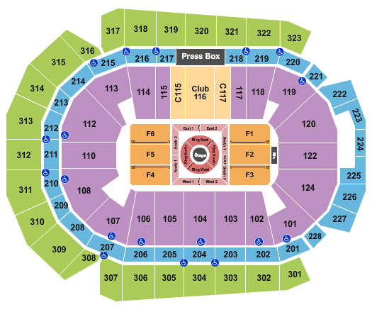 Casey's Center Nate Bargatze Seating Chart